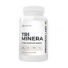 Zdjęcie produktu - Progress Labs Tri Minera Cynk Mangan Miedź, 90 tabl.
