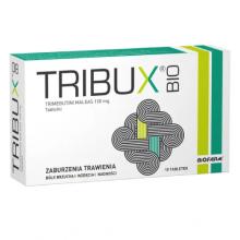 Zdjęcie produktu - Tribux Bio 100 mg - 10 tabletek, Lek na regulację pracy jelit