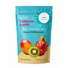 Zdjęcie produktu - Tropikalna Laguna Owoce liofilizowane mango, smoczy owoc, kiwi, 60 g