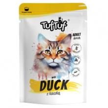 Zdjęcie produktu - TufTuf Mokra karma dla kota z kaczką (dorosły), 300 g