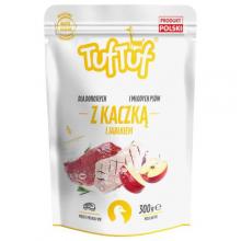 Zdjęcie produktu - TufTuf Mokra karma dla psa Kaczka z jabłkiem (dorosły/szczeniak), 300 g