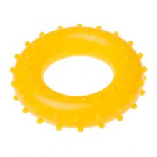 Zdjęcie produktu - Tullo Nefi Ringo gumowe małe, zabawka dla psa 10,5 cm ż&oacute;łta