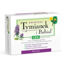 Zdjęcie produktu - TYMIANEK I PODBIAŁ - 24 pastylki GLAXO