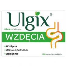 Zdjęcie produktu - ULGIX Wzdęcia 80 mg, 100 kaps.