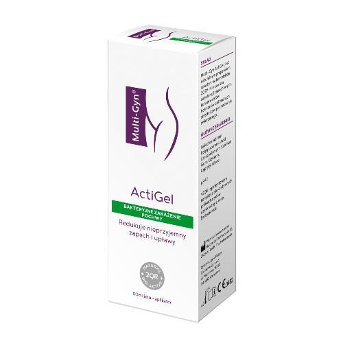 Miniaturka artykułu - MULTI-GYN ACTIGEL Żel - 50 ml USZKODZONE/BRAK OPAKOWANIA TEKTUROWEGO