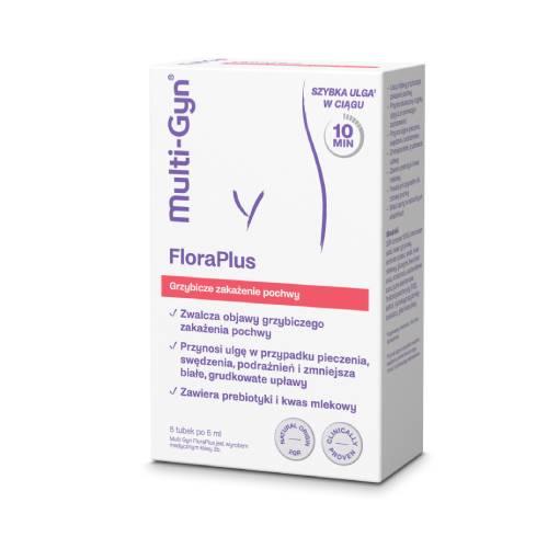 Miniaturka artykułu - Multi-Gyn FloraPlus Żel dopochwowy, 5 tubek x 5 ml