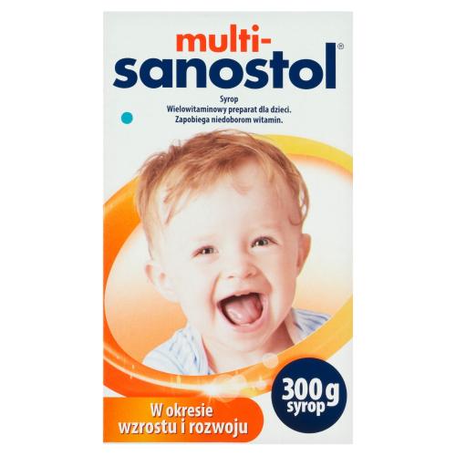 Miniaturka artykułu - Multi-Sanostol Syrop wielowitaminowy dla dzieci, 300 g