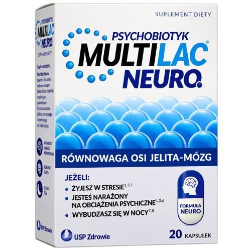 Miniaturka artykułu - Multilac Neuro, 20 kaps.