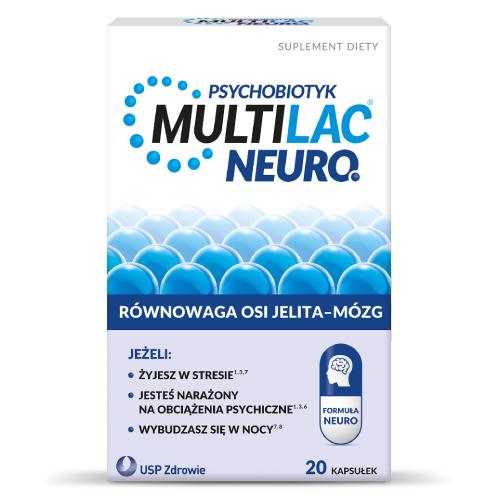 Miniaturka artykułu - Multilac Neuro, 20 kaps.