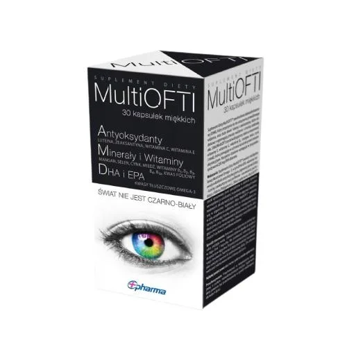 Miniaturka artykułu - MultiOFTI, 30 kapsułek KR&Oacute;TKA DATA 30.11.2026