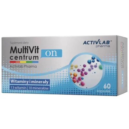 Miniaturka artykułu - ActivLab MultiVit Centrum On, 60 kaps.