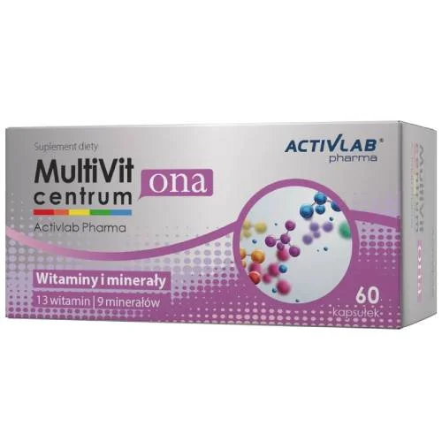 Miniaturka artykułu - ActivLab MultiVit Centrum Ona, 60 kaps.