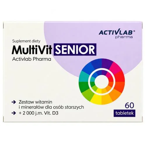 Miniaturka artykułu - ActivLab MultiVit Senior, 60 kaps.