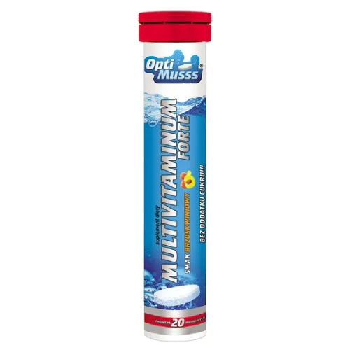 Miniaturka artykułu - Multivitaminum Forte Optimusss, 20tabl. musujących