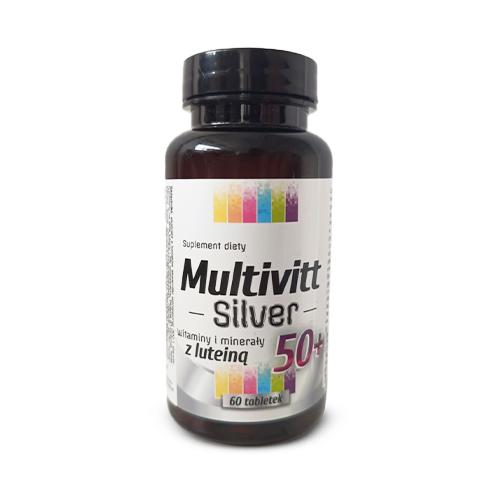 Miniaturka artykułu - Multivitt Silver 50+, 60 tabl.
