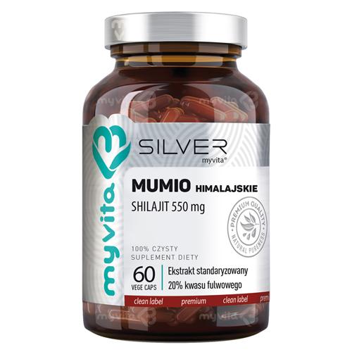 Miniaturka artykułu - MyVita Silver Pure Mumio Himalajskie 550 mg, 60 kaps.