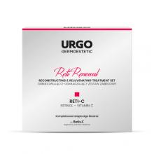 URGO DERMOESTETIC RetiRenewal Zestaw Zabiegowy odbudowująco-odmładzający RETI-C (Krem aktywujący, 2x5ml + Maska do twarzy, szyi i dekoltu, 4x3ml + Kojąco-regenerujące serum pozabiegowe, 10ml)
