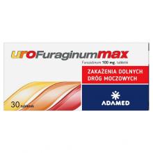 Zdjęcie produktu - Urofuraginum Max 100 mg - 30 tabletek