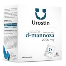Zdjęcie produktu - Urostin Pure D-mannoza 2000 mg, 20 sasz.