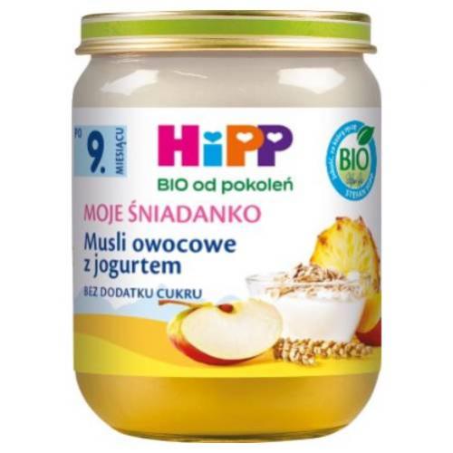 Miniaturka artykułu - HiPP Musli owocowe z jogurtem BIO, 160 g