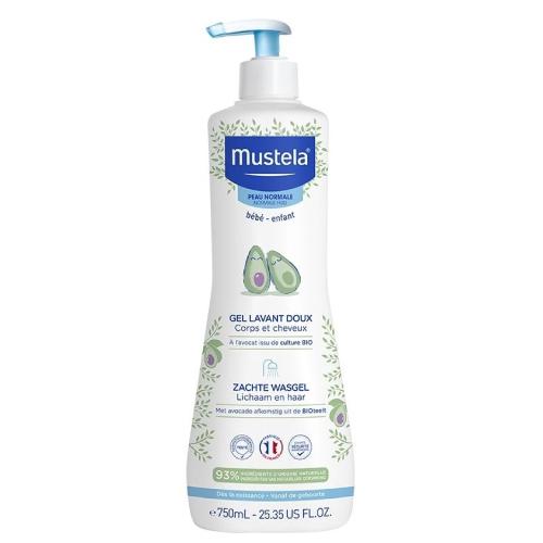 Miniaturka artykułu - MUSTELA Bebe Enfant Delikatny żel do mycia Naturals, 750ml