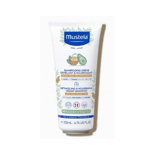 Miniaturka artykułu - MUSTELA BEBE ENFANT Odżywczy szampon ułatwiający rozczesywanie, 200 ml