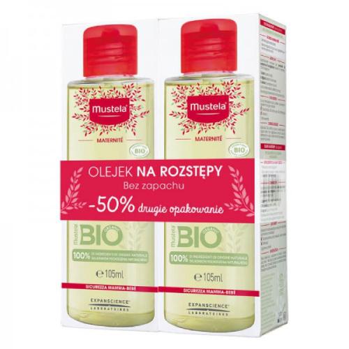 Miniaturka artykułu - MUSTELA MATERNITE Olejek na rozstępy, 2x105 ml