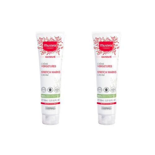 Miniaturka artykułu - MUSTELA Zestaw Maternite Duopak krem na rozstępy bez zapachu, 2x150ml