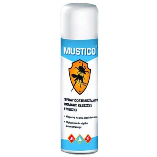 Miniaturka artykułu - Mustico Spray odstraszający komary kleszcze i meszki, 100 ml 