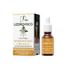 Zdjęcie produktu - UZDROVISCO Świetlik serum pod oczy z witaminą C 3%, 15ml