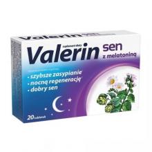 Zdjęcie produktu - VALERIN Sen z melatoniną, 20 tabletek