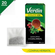 Verdin Fix z czarna herbatą - 20 saszetek