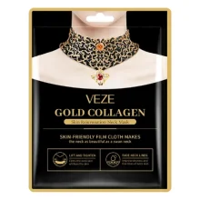 Zdjęcie produktu - Veze Gold Collagen Liftingująca maseczka do pielęgnacji sk&oacute;ry szyi, 25 ml