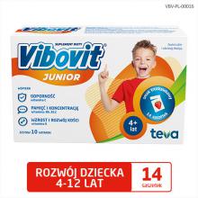 Zdjęcie produktu - Vibovit Junior truskawkowy - 14saszetek