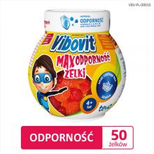 Zdjęcie produktu - Vibovit Max Odporność żelki, 50szt.