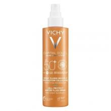 Zdjęcie produktu - VICHY Cell Protect Water Fluid Spray przeciwsłoneczny SPF50+, 200ml  KR&Oacute;TKA DATA 30.09.2026