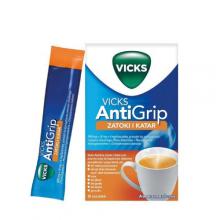 Zdjęcie produktu - Vicks AntiGrip Zatoki i Katar, 10 saszetek