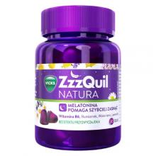 Zdjęcie produktu - Vicks ZzzQuil Natura, 30 żelek - z melatoniną