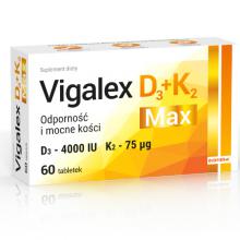 Zdjęcie produktu - VIGALEX D3+K2 MAX, 60 tabletek