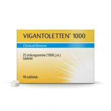 Zdjęcie produktu - Vigantoletten 1000 j.m. - 90 tabletek USZKODZONE OPAKOWANIE ZBIORCZE