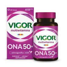 Zdjęcie produktu - Vigor Multiwitamina ONA 50+, 60 tabl.