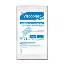 Zdjęcie produktu - VISCOPLAST Gaza opatrunkowa jałowa 0,5 m2, 1 szt.