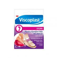 Zdjęcie produktu - VISCOPLAST Plastry Komfort Mix na otarcia, 6 sztuk