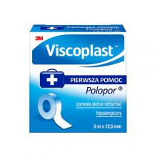 Zdjęcie produktu - VISCOPLAST Polopor, przylepiec, 5 m x 12,5 mm, rolka/1 szt.