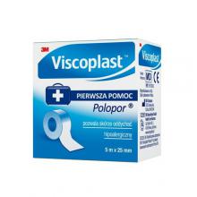 Zdjęcie produktu - VISCOPLAST POLOPOR Przylepiec wł&oacute;kninowy 5 m x 25 mm, 1 sztuka