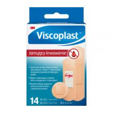 Zdjęcie produktu - VISCOPLAST Zestaw plastrów tamujących krwawienie (14 plastrów) - 1 opakowanie