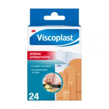 Zdjęcie produktu - VISCOPLAST Zestaw plastr&oacute;w - uniwersalny, 24 szt.