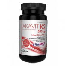 Zdjęcie produktu - VITADIET Akavit K2 200 &micro;q, 60 kaps.