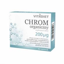 Zdjęcie produktu - VITADIET Chrom organiczny 200 &micro;g, 60 tabl.
