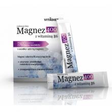 Zdjęcie produktu - VITADIET Magnez 400 z witaminą B6, 14 saszetek